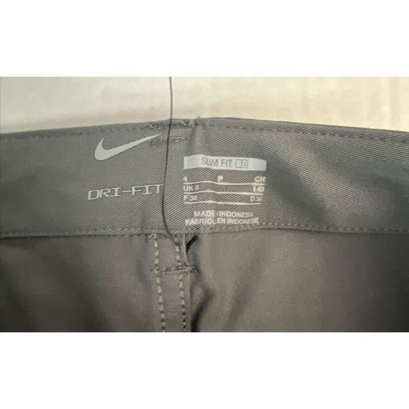 Nike BV6081 084 Women's Sz 4 Gray DRI-FIT Slim Fit Golf Pants - Picture 14 of 14